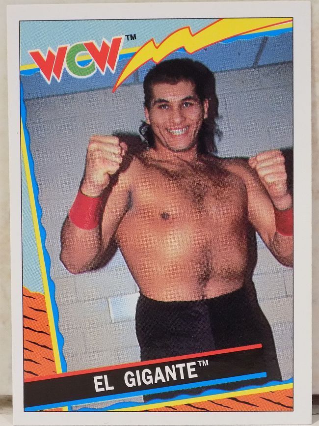 1992 Wcw Trading Cards Topps El Gigante No 12 Pro Wrestling Fandom