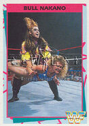 1995 WWF Wrestling Trading Cards (Merlin) Bull Nakano (No.92)