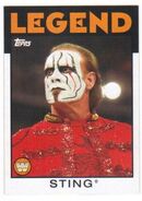 2016 WWE Heritage Wrestling Cards (Topps) Sting (No.36)