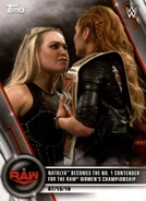 2020 WWE Women's Division Trading Cards (Topps) Natalya (No.49)