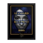 Sasha Banks "Standard Blueprint Boss" 18x24 Framed Photo Poster