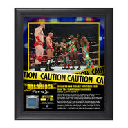 Sheamus & Cesaro RoadBlock 2016 15 x 17 Framed Plaque w Ring Canvas