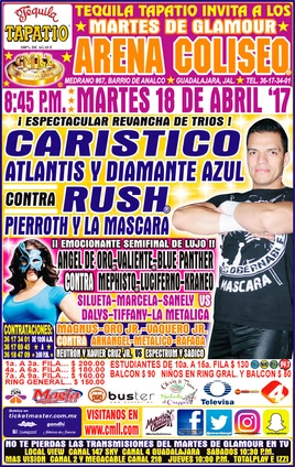 CMLL Guadalajara Martes 4-18-17