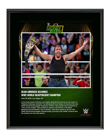 Dean Ambrose Money In The Bank 2016 10 X 13 Photo Plaque Pro Wrestling Fandom See more ideas about dean ambrose, dean, wwe dean ambrose. dean ambrose money in the bank 2016 10