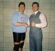 Bill Anderson and Vince McMahon in 1991 in San Diego, Ca.