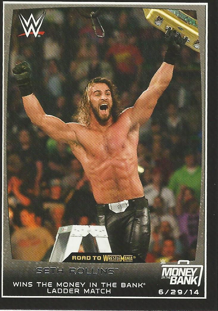 Bray Wyatt WWE Pro Wrestling Trading Card WWF Topps WrestleMania