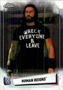 2021 WWE Chrome Trading Cards (Topps) Roman Reigns (No.64)