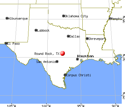 map of round rock tx