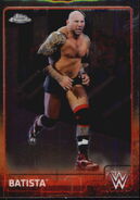 2015 Chrome WWE Wrestling Cards (Topps) Batista (No.5)