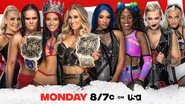 Queen Zelina, Carmella, Natalya & Shayna Baszler vs. Naomi, Sasha Banks, Liv Morgan & Rhea Ripley