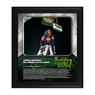 Asuka Money In The Bank 2020 15 x 17 Limited Edition Plaque