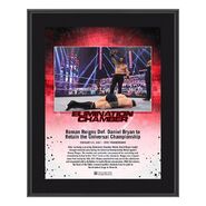 Roman Reigns Elimination Chamber 2021 10x13 Commemorative Plaque