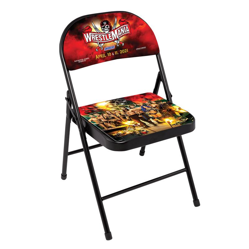WrestleMania 37 Event Folding Chair | Pro Wrestling | Fandom