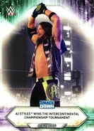 2021 WWE (Topps) AJ Styles (No.85)
