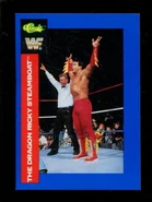 1991 WWF Classic Superstars Cards The Dragon Ricky Steamboat (No.129)