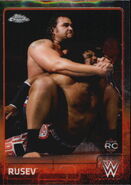 2015 Chrome WWE Wrestling Cards (Topps) Rusev (No.61)