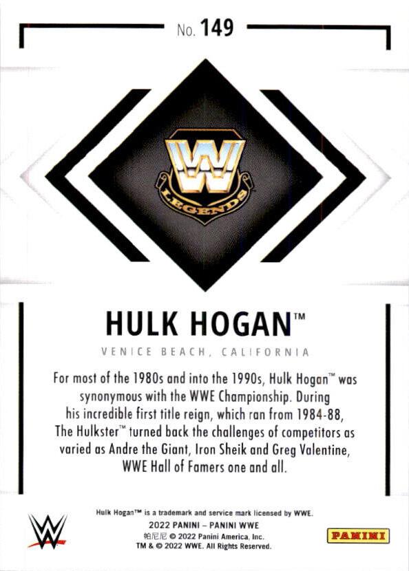 2022 WWE (Panini) Hulk Hogan (No.149) | Pro Wrestling | Fandom