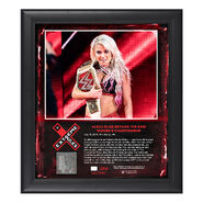 Alexa Bliss Extreme Rules 2018 15 x 17 Framed Plaque w/ Ring Canvas