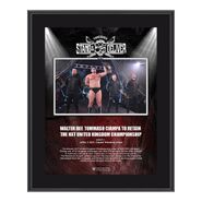 Walter NXT TakeOver: Stand & Deliver 10x13 Commemorative Plaque