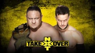 Samoa Joe (c) vs. Finn Bálor in a Steel cage match for the NXT Championship