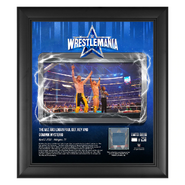 The Miz & Logan Paul WrestleMania 38 15x17 Plaque