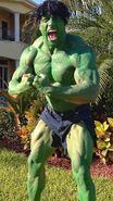 The Rock as The Hulk