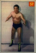 1954-1955 Parkhurst Wrestling Trading Cards Sandor Kovacs (No.57)