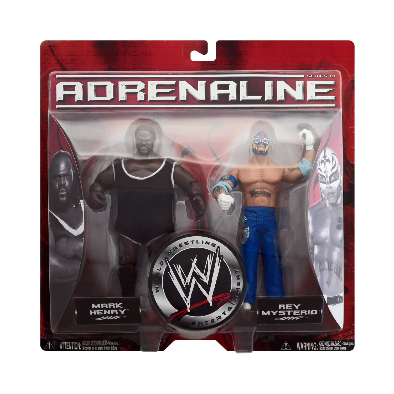 Mark Henry Rey Mysterio WWE Adrenaline Series 19 Pro