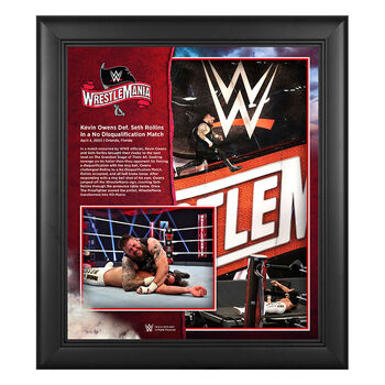 WrestleMania 36 Kevin Owens 15 x 17 Limited Edition Plaque