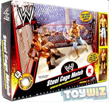 wwe steel cage match ring