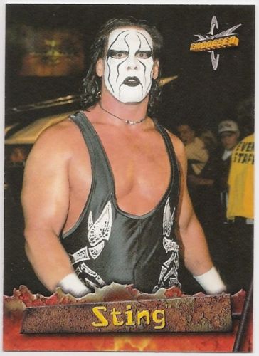 1999 Wcw Embossed Topps Sting No22 Pro Wrestling Fandom 7579