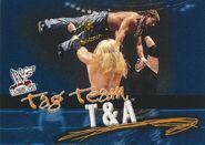 2001 WWF WrestleMania (Fleer) T&A 74