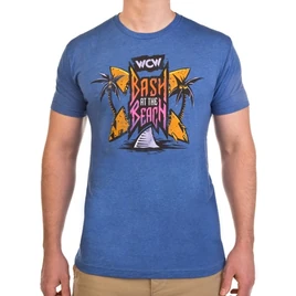 WCW Bash At The Beach Old School Logo T-Shirt