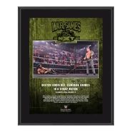 Dexter Lumis NXT TakeOver: WarGames 2020 10 x 13 Commemorative Plaque