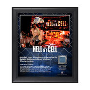 Natalya Hell In A Cell 2017 15 x 17 Framed Plaque w/ Ring Canvas