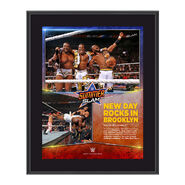 The New Day SummerSlam 2015 10.5 x 13 Photo Collage Plaque