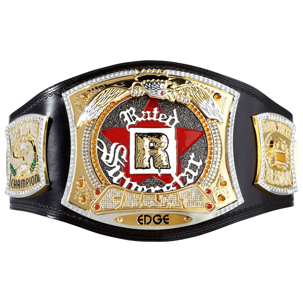 Edge Rated R Spinner Replica WWE Championship Title Belt (2006