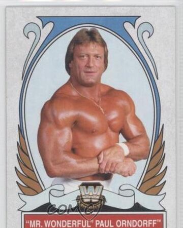 08 Wwe Heritage Iv Trading Cards Topps Paul Orndorff No 80 Pro Wrestling Fandom