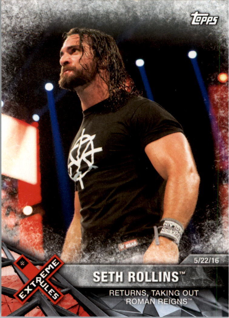 2017 Topps Heritage Wrestling,Thirty Years of SummerSlam #45 Seth Rollins