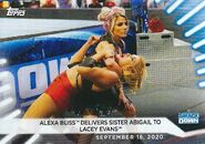 2021 WWE Women's Division Trading Cards (Topps) Alexa Bliss (No.73)