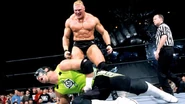 Brock Lesnar attacks The Hurricane