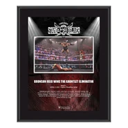 Bronson Reed NXT TakeOver: Stand & Deliver 10x13 Commemorative Plaque
