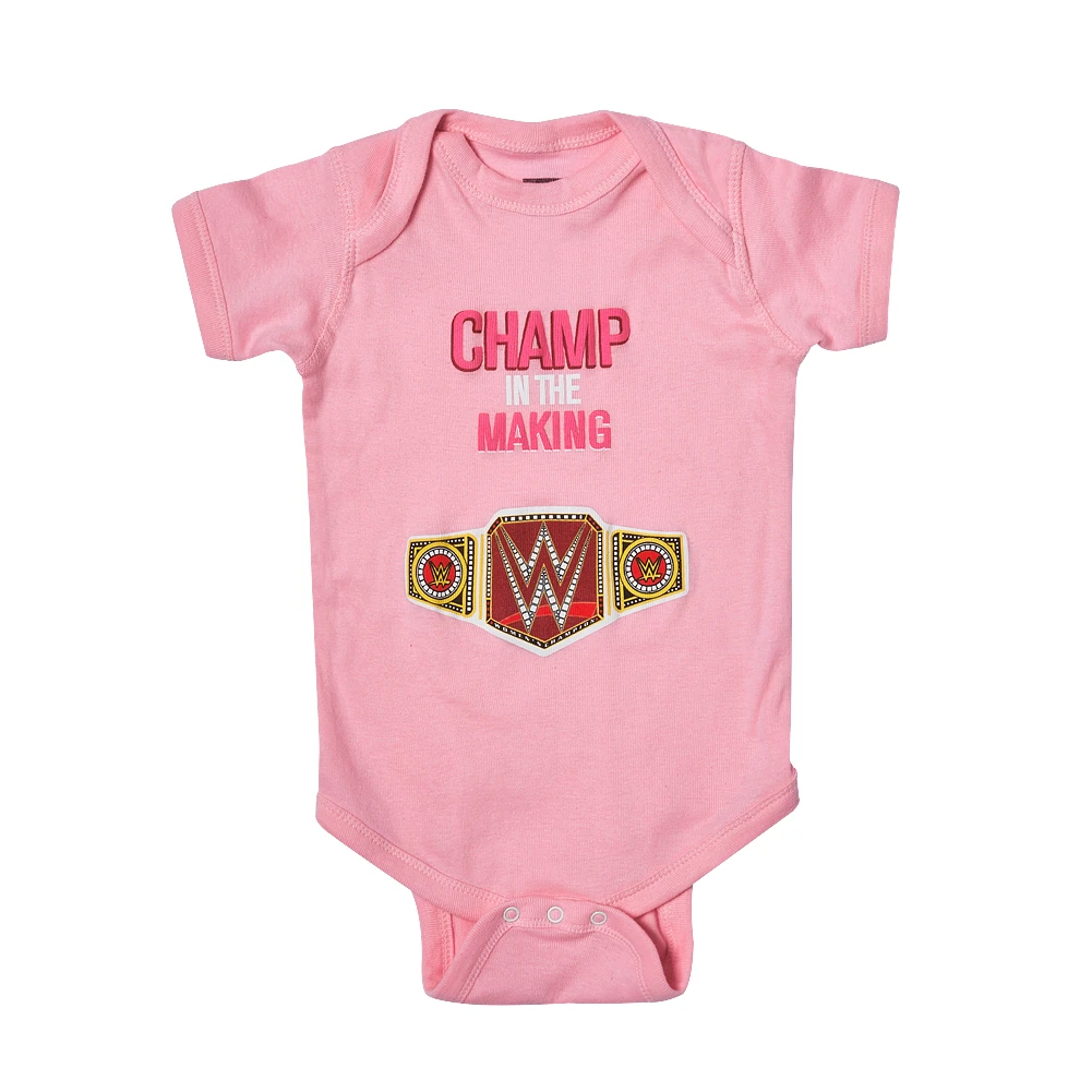WWE "Champ in The Making" Girls Onesie Creeper Pro Wrestling Fandom