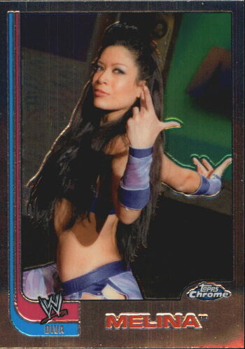 2008 WWE Heritage III Chrome Trading Cards Melina 61