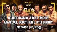 Adam Cole, Kyle O'Reilly & Bobby Fish v Orange Cassidy & Best Friends