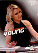 2016 WWE Divas Revolution Wrestling (Topps) Renee Young (No.31)