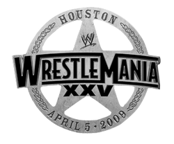 wrestlemania 25 logo