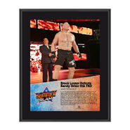 Brock Lesnar SummerSlam 2016 10 x 13 Photo Plaque