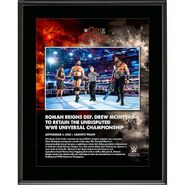 Roman Reigns Clash at the Castle 2022 10.5x13 Plaque