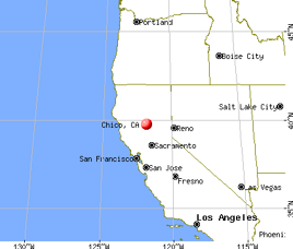 Chico California MAP